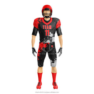 Jersey de Fútbol Americano Personalizado al Por Mayor con Precio OEM, Transpirable, de Manga Corta, con Gráficos del Equipo y Nombres de Jugadores Impresos con Protección UV - Product Image 4