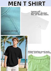 Camiseta de Manga Corta Verde Claro de 300 g/m² con Logotipo Personalizado OEM ODM, con Estilo de Tejido y Confección para Uso Diario - Product Image 5