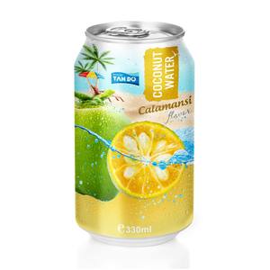 Bebida de Agua de Coco de 330 ml, Sabores Piña, Melocotón, Calamansi, Naranja y Pera – Bebida Natural de Jugo de Coco, Marca Privada OEM - Product Image 3