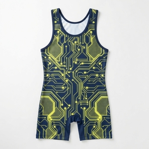 Traje de Lucha Libre Personalizado con Diseño Sublimado, Uniforme de Lucha Libre de Spandex y Nailon para Adultos y Jóvenes, Fabricante de Artículos Deportivos - Product Image 5