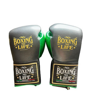 แบรนด์หนังคุณภาพสูงระดับมืออาชีพ ถุงมือ No Boxing No Life พิมพ์ลายตามสั่ง No Boxing No Life สำหรับฝึกซ้อมต่อสู้ CP-BG-260 - Product Image 2