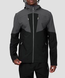 Trajes Deportivos Personalizados al por Mayor para Hombre, Conjuntos de Chándal con Cremallera para Entrenamiento, Chaqueta Cortavientos de Poliéster y Pantalones de Chándal de Nylon - Product Image 1