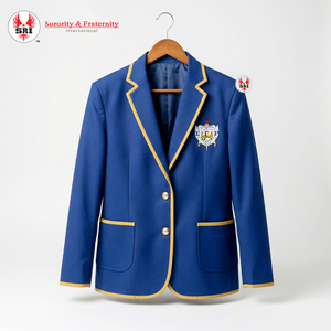 Chaqueta Blazer Estilizada con el Logo de Sigma Gamma Rho |   Blazer Elegante y Ligero para Mujer, Corte Entallado, Ecológico, de la Hermandad SGRho - Product Image 6