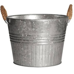 Pot de fleurs de jardin au design créatif, pot de fleurs de luxe pour la décoration de fêtes et d'hôtels, finition galvanisée, fournisseur de pots de fleurs en Inde - Product Image 1