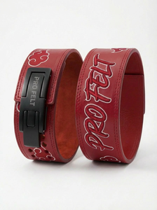 Ceinture de compression en cuir de vachette robuste et réglable haute performance avec boucle à levier pour les entraînements en salle de sport - Product Image 5