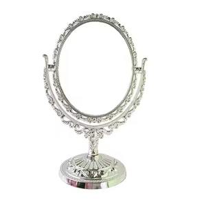 Espejo de mesa de metal con soporte, espejo de tocador para maquillaje, espejo cosmético para mesa de tocador y baño - Product Image 6