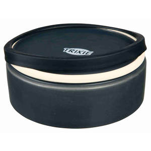 <b>Ceramic</b> <b>Pet</b> <b>Bowl</b> & Feeder with Rubber Base 0.4L Capacity 12 cm Diameter - Product Image 2