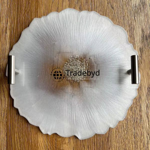 Bandeja de Servicio Móvil Hecha a Mano de Resina Moderna de Primera Calidad para el Hogar Tradebyd - Product Image 1