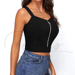 Camisetas Cortas de Mujer de Primera Calidad Más Vendidas en Línea, Camisetas Cortas de Color Sólido - Product Image 6