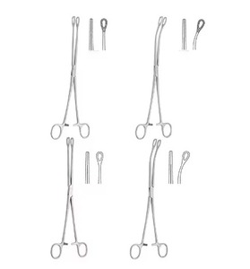 Pinces à éponges de qualité supérieure en acier inoxydable, instrument chirurgical médical réutilisable de qualité hospitalière pour la manipulation - Product Image 1
