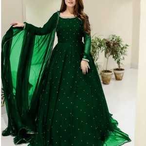 Vestido de fiesta verde de alta calidad para mujer, a la moda, en tallas y colores personalizables, recién llegado. - Product Image 1