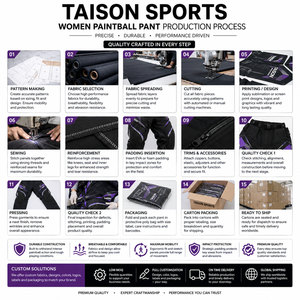 TAISON SPORTS Men Paintball Pant 280 GSM Premium Polyester Spandex Interlock Gray Navy <b>Padded</b> Panel Breathable <b>Waterproof</b> Quick - Product Image 2