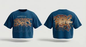 Fabricante de Ropa, Color Liso, Calidad Premium, Estampado Puff, Venta al Por Mayor, Hombros Caídos, Oversize, 100% Algodón - Product Image 3