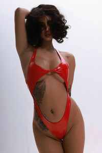 Women Breathable <b>Pole</b> <b>Dance</b> Bodysuit Shapewear Slim Fit One Piece Stretch Jumpsuit Fashion Performance Outfit OEM Design - Product Image 4