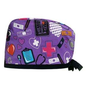 Medical <b>Caps</b> For Women Nursing Working <b>Caps</b> With Fruit Print Sweatband Adjustable Hats For Doctor in Medical Field OEM <b>Caps</b> - Product Image 2