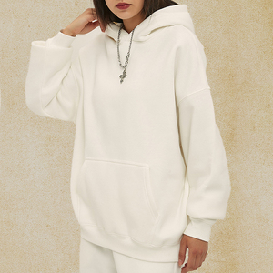 Sudadera con Capucha Unisex Bordada, Color Negro Sólido, Felpa Francesa, Informal, con Bolsillo Delantero, Talla Grande, 100% Algodón Ecológico - Product Image 1