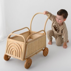 Carritos de juguete para muñecas, precio competitivo, cochecito de mimbre para muñecas, carrito de mimbre para muñecas. - Product Image 4