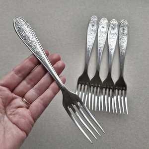 Juego de Tenedores de Acero Inoxidable al por Mayor, Cubertería Metálica Elegante para Suministros de Hotel - Product Image 2
