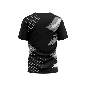 Camiseta de Algodón Extra Grande para Hombre, Personalizable, Ropa Deportiva al por Mayor, Lisa, Informal, Negra y Blanca con Patrón Sólido - Product Image 6