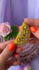 Designer Floral Embroidery Brooch Luxury Handcrafted Beaded Finish Stylish Handmade Embroidery Anniversary Wedding Party Gifts - Product Image 4