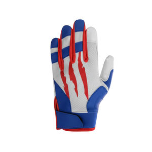 Outdoor Sports Gloves Breathable Screen Printing Design Logo Blue Red White Football Equipments - Product Image 6