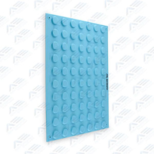 Avoid Silicone <b>Rubber</b> Perforations Cutting <b>Edge</b> Medic Instruments Stainless Steel Raised Magnetic Mat Firmly Round Magnets - Product Image 3