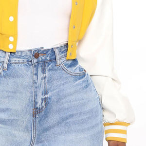 Vestes de baseball pour femmes de qualité supérieure, style varsity, pour le streetwear, avec logo brodé personnalisé - Product Image 4