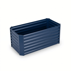Bac à légumes surélevé en acier résistant aux intempéries, écologique, OEM, grand format pour l'extérieur, pour la culture des légumes, GB001 - Product Image 1