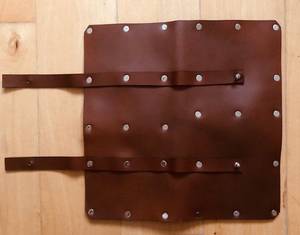 Ensemble de couteaux de chef professionnels en acier, durables et tranchants, ensemble de couteaux de cuisine très vendus avec sac en cuir LKR-0253 - Product Image 4