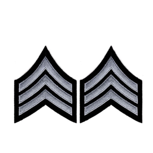 Chevron Wholesale Braid <b>Stripes</b> Embroidered Chevrons Patch Rank Insignia Chevron Best Quality Cotton Made Embroidered Chevrons - Product Image 6