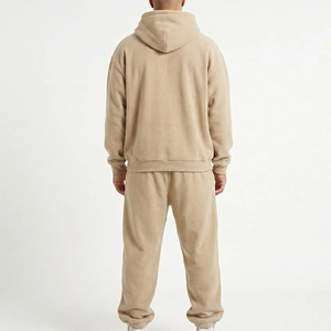 Sudadera con Capucha de Alta Calidad en Poliéster/Algodón, Corte Regular, Conjunto Deportivo, Logotipo Bordado Personalizado, Forro Polar Transpirable, Ropa Deportiva Urbana - Product Image 5