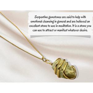 จี้ดิบรูปงูพันมือ-เครื่องประดับอัญมณีที่เป็นเอกลักษณ์จากอินเดียจี้ดิบแบบคดเคี้ยว - Product Image 3