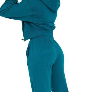 Ensemble deux pièces d'hiver pour femmes, vêtements de sport à fermeture éclair, fitness, logo personnalisé, OEM, vente en gros - Product Image 5