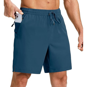 Pantalones Cortos de Algodón Ligeros para Hombre, Color Sólido, Cintura Elástica, Pantalones Cortos Casuales de Verano, Impresión Personalizada OEM, Suministro al por Mayor - Product Image 5