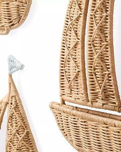 Decoración de Pared de Ratán Natural Hecha a Mano en Vietnam para Habitación Infantil – Nuevo Diseño Decorativo, OEM y ODM Disponibles - Product Image 3