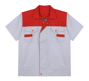 Camisas de Trabajo de Manga Corta Personalizadas para Hombre, Uniforme Industrial con Bordado, Impresión y Servicio de Logotipo OEM - Product Image 1