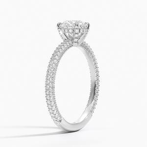 Luxury White Silver <b>Crystal</b> <b>Ring</b> for Women Modern Wedding Engagement Anniversary Jewelry Gift - Product Image 1