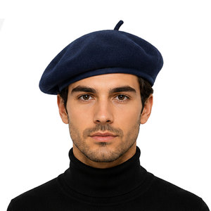 Classic Wool <b>Beret</b> Hat For Women Soft Warm Felt Fashion Headwear French Inspired Casual Autumn Winter Street Style Accessory - Product Image 2