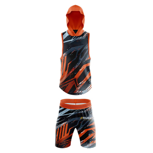 7v7 Custom Breathable <b>Compression</b> Flag Football Uniform for Adults Sleeveless 100% Polyester Quick Dry Elastic Waist - Product Image 5