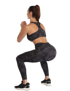 Leggings Deportivos Casuales para Mujer, Sin Costuras, Cintura Media, 100% Algodón, para Correr, Gimnasio, Yoga, Fitness, Secado Rápido, Transpirables - Product Image 4