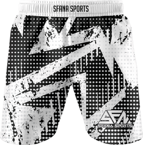 SFANA SPORTS กางเกง MMA รุ่นใหม่สำหรับผู้ชาย สำหรับการฝึกซ้อมต่อสู้แบบมืออาชีพ ฝึกซ้อมกราปลิง โนกิ ยิม คิกบ็อกซิ่ง น้ำหนักเบา แห้งเร็ว - Product Image 4