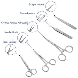 High Quality Manual Stainless Steel <b>Suture</b> <b>Kit</b> Surgical Practice Set for Medical Students by Dentavex - Product Image 4
