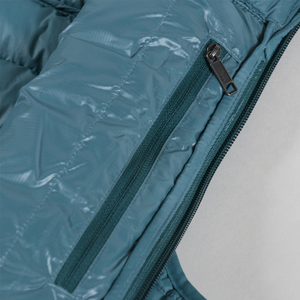 Ocean Blue Teal <b>Men</b> Lightweight Quilted Puffer <b>Vest</b> Stand Collar Full Zip Custom Logo Private Label Winter Outerwear Wholesale - Product Image 6