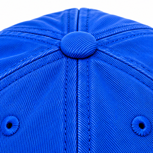 Casquette de baseball vintage bleue numéro 4 avec finition vieillie, patch brodé sur le devant, visière incurvée réglable, couvre-chef décontracté pour homme - Product Image 6