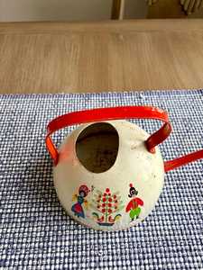 Cream Metal Watering Can with Dried Flowers Indoor Decor Vase <b>Garden</b> Accent Plant Container water can Metal eco-friendly water - Product Image 2