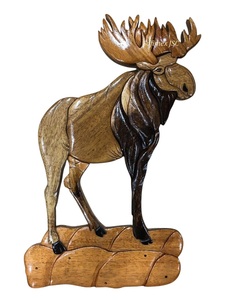 Placas de madera Intarsia llavero colgante de pared decoración del hogar artesanía en madera diseño personalizado de fábrica de Vietnam buen precio exportación - Product Image 4