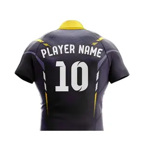 Conjuntos de Uniformes de Rugby Personalizables, Ligeros y Transpirables, Más Vendidos, Tela 100% Poliéster, Alta Calidad - Product Image 4