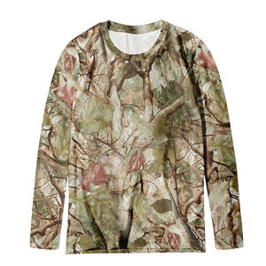 Sudadera con Estampado de Camuflaje y Hojas de Arce, Mangas Largas, Bolsillo, Impresión de Logotipo Personalizado por Sublimación - Product Image 4