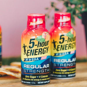 Buy 5-hour <b>ENERGY</b> Shot Extra Strength peach tea (Pack of 24) <b>Energy</b> <b>Drinks</b> - Product Image 1