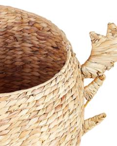 <b>Basket</b> Crab Water Hyacinth Natural Handmade Storage <b>Basket</b> Wholesale eco-friendly Made in Vietnam - Product Image 3